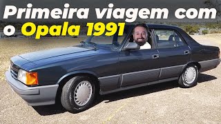 PRIMEIRA VIAGEM DE OPALA COMODORO 1991 História consumo e muito mais  com C6 Tag [upl. by Keriann542]