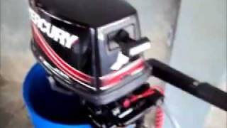 Mercury 5 hp outboard 2 strokes 2011 [upl. by Nimajneb]