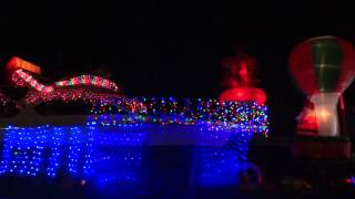 Villa ParkCA  Christmas Boat Parade 2012 [upl. by Enaasiali]