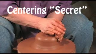 Centering Clay for Pottery Wheel Throwing a Cylinder [upl. by Eittocs]