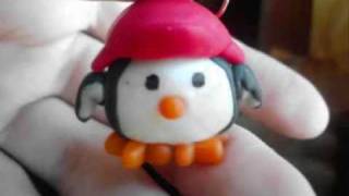 Tutorial Fimo simpatico pinguino con cappello [upl. by Jenkel]