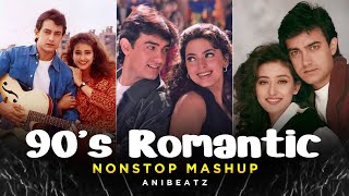 90s Nonstop Mashup  90s Evergreen Songs Mashup  90s Superhit Hindi Songs Jukebox  ANIBEATZ [upl. by Seaver]