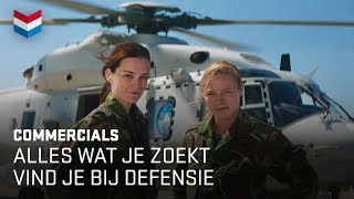 Alles wat je zoekt vind je bij Defensie  Defensie vrouwen commercial [upl. by Eresed]