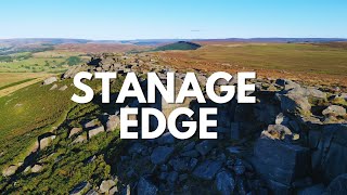 Stanage Edge Derbyshire  DJI Mini 3 Pro Drone Footage [upl. by Kohl]