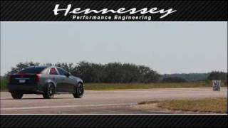 2010 Cadillac CTSV Runs 1853 MPH at Texas Mile [upl. by Newhall]