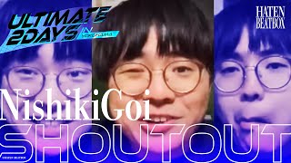 NishikiGoi  HATEN BEATBOXBATTLE 50 GRAND CHAMPIONSHIP  Shoutout [upl. by Annahc]