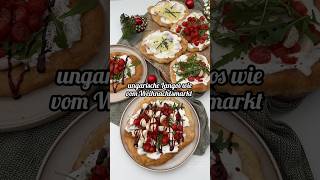 Ungarische Langos wie vom Weihnachtsmarkt weihnachtsmarkt langosfoodieweihnachtszeit pişitarifi [upl. by Whitman]