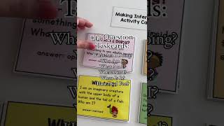 Making Inferences Task Cards [upl. by Donielle]