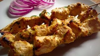 Chicken Malai Tikka Boti In Oven Easy Recipe by HUMA IN THE KITCHEN [upl. by Bryan]