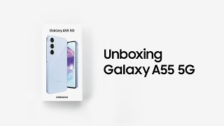 Galaxy A55 5G Official Unboxing  Samsung [upl. by Guss288]