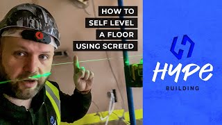 How to Self Level a Floor Using Screed [upl. by Peugia]