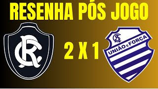 RESENHA PÓS JOGO REMO 2 X 1 CSA [upl. by Rehpotsihrc]