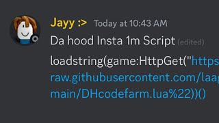 Instant 1M Cash Script  Dahood Roblox [upl. by Noiz850]