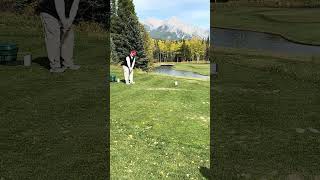 Kananaskis golf and country club signature hole par 3 [upl. by Sharp]