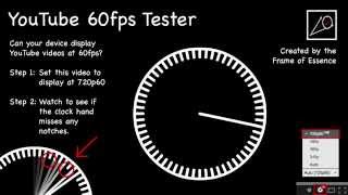 YouTube 60fps Tester [upl. by Aluin]