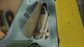 Fw 190 3Dprinted Tail Gear retract mechanism scale 15 [upl. by Naraj954]