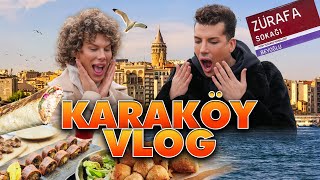 KARAKÖY SOKAK HABBELERİ amp VLOG [upl. by Yblehs]