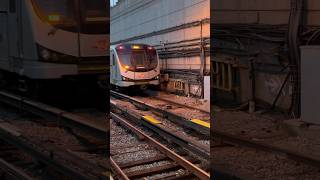 TTC Line 1 train departing from Davisville Station and heading towards Finch [upl. by Aaron]