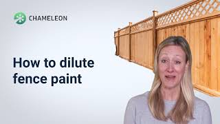 How to dilute fence paint [upl. by Tj]