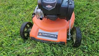 Yard Force Selfpropelled 3in1 Mower With Briggs amp Stratton Engine [upl. by Weitzman]