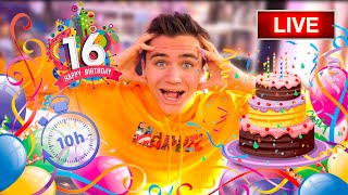 LIVE ANNIVERSAIRE POUR MES 16 ANS  🤩 🎉 11HMINUIT [upl. by Eniamat]