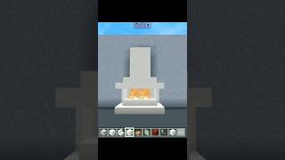 Minecraft 2 Fireplace Design 🔥  shorts minecraft how fireplace [upl. by Unders]