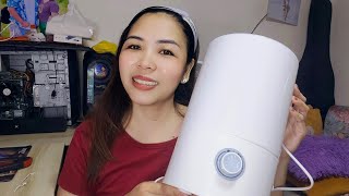 Unboxing 4L Humidifier Ultrasonic Large Capacity Annies Thing [upl. by Nanahs]