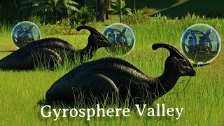 Gyrosphere Valley  Captured In 4k  Jurassic World Evolution 2 [upl. by Noeruat]