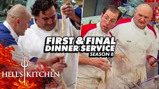 How Far Have They Come The Full FIRST amp FINAL Dinner Service of Hells Kitchen Season 8 [upl. by Genni]