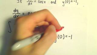 Basic Differential Equation with an Initial Condition [upl. by Pinzler]