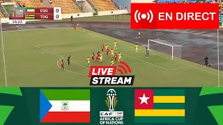 🔴EN DIRECT Guinée Équatoriale contre Togo  Éliminatoires AFCON 2025  Match en direct aujourdhui [upl. by Levina]