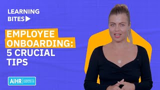 Employee Onboarding 5 Crucial Tips 2023 [upl. by Eastlake]