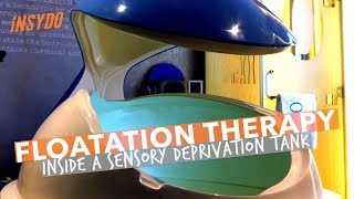 This Is quotFlotation Therapyquot Inside an Isolation Tank [upl. by Leontine]