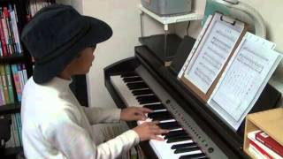 唱歌 天長節 ９歳 ピアノ弾き語り Song of the Japanese Emperors birthday sing with piano by 9yearold child [upl. by Inar572]