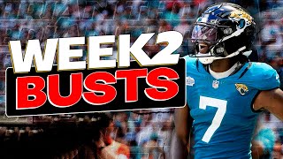 5 Players that will LOSE YOU your MatchUp in Week 2 sit em [upl. by Verlie824]