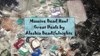 Massive Bead Haul Great Deals [upl. by Hameerak]