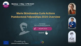 2024 Introduction to Marie SklodowskaCurie Actions Postdoctoral Fellowships [upl. by Woo]