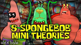 8 SPONGEBOB MINI THEORIES Larry the Lobster Alien Jellyfish Invasion etc Alex Bale [upl. by Gustin920]