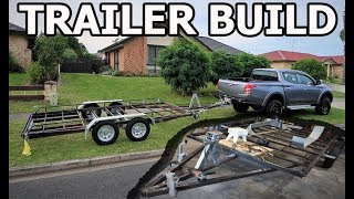 Racecar Trailer Build  Lifting The Ute [upl. by Skier]