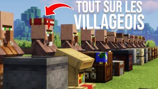 TOUT SAVOIR SUR LES VILLAGEOIS  Minecraft astuces [upl. by Notniv335]