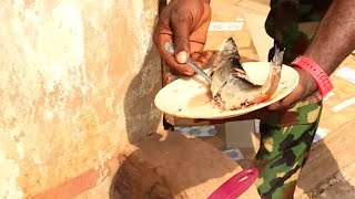 Army man’s fried fish🤣😂 ft markangelcomedy comedy funny viral india viralvideo fypシ [upl. by Casimire]