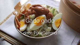 Hoe maak je Gado gado Puurgezond [upl. by Eugnimod]