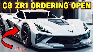 ORDER BANKS OPEN 2025 c8 Corvette ZR1 ORDER banks now OPEN ORDER NOW [upl. by Ahsinert]