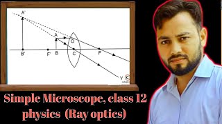 Simple Microscope Class 12 Physics Ray Optics [upl. by Garretson437]