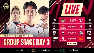 LIVE  DAY 3  M5 World Championship Group Stage  ENG [upl. by Grogan]