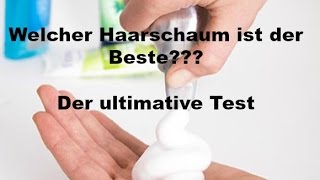 Der ultimative Test  Welcher Haarschaum überzeugt mich [upl. by Celeski]