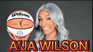 AJA WILSON WNBA LAS VEGAS ACES PLAYER MVP of the year winner [upl. by Elleret]