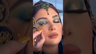 Arabian bridal makeup tutorial makeup bridal cosmetics eyemakeup hudabeauty paccosmetic yt [upl. by Nierman]