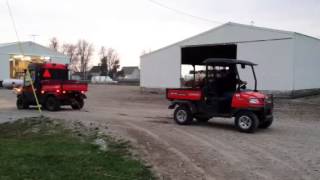 Turbod Kubota RTV 1100 vs Stock Kubota RTV 900 [upl. by Joelle605]