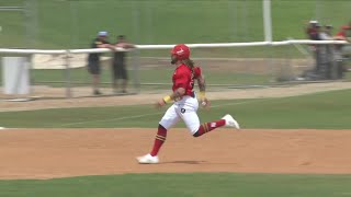 ABL2425  Jordan McArdle collects third RBI of game [upl. by Nasah57]